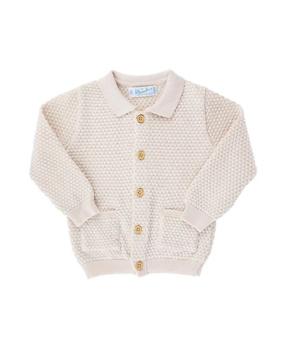 Unisex Popcorn Knit Cardigan