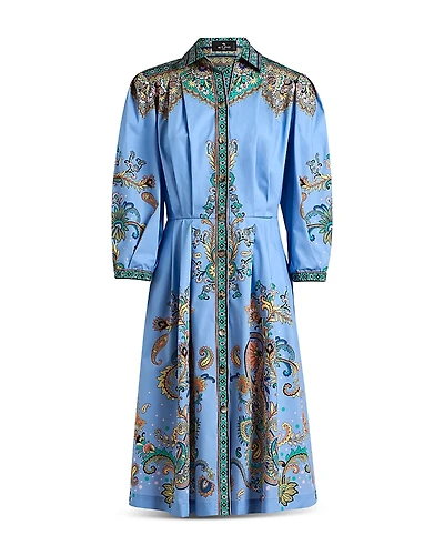 Etro Paisley Print Shirt Dress