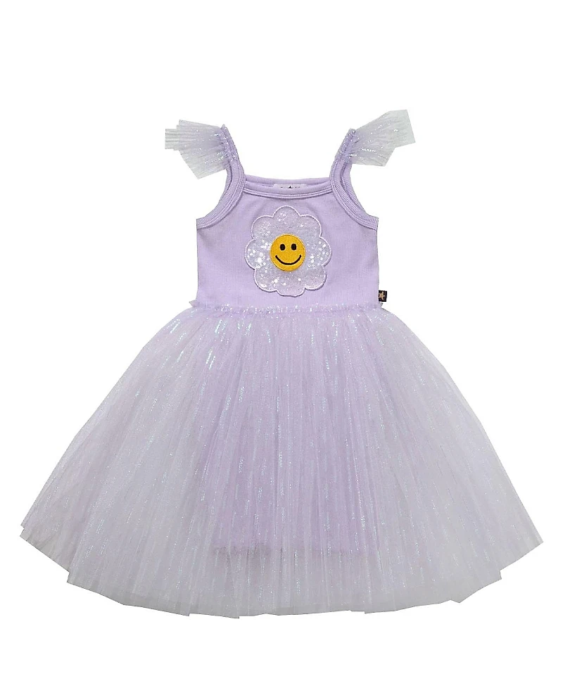 Petite Hailey Girls' Bailey Daisy Tutu Dress - Baby, Little Kid, Big Kid