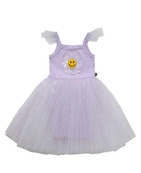 Petite Hailey Girls' Bailey Daisy Tutu Dress - Baby, Little Kid, Big Kid