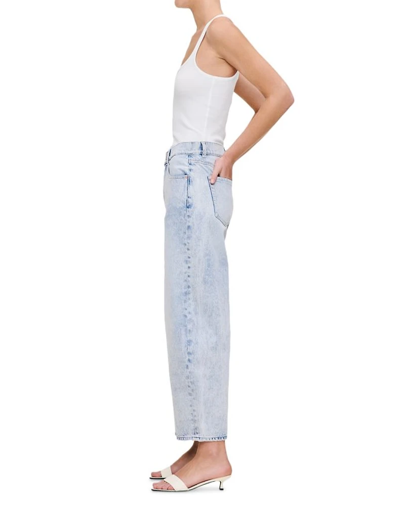 Taylor High Rise Cropped Barrel Leg Jeans Crystal Lake