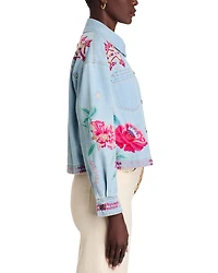 Talulla Cropped Denim Jacket