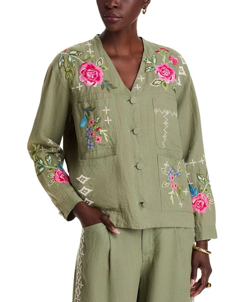 Linen Workwear Jacket