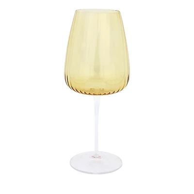Vietri Francesca Amber Water Glass