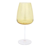 Vietri Francesca Amber Water Glass