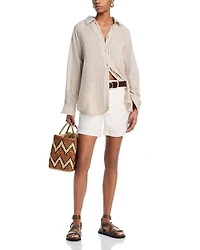 Mixed Striped Media Shirt