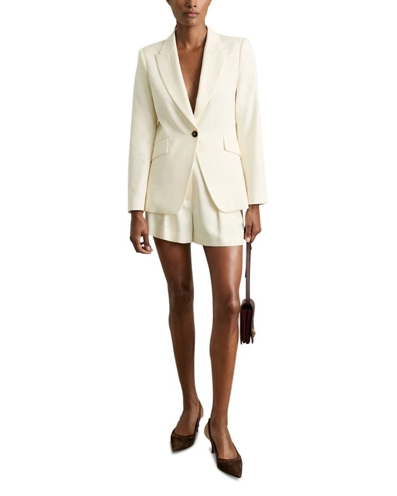 Petite Single Breasted Tailored Blazer