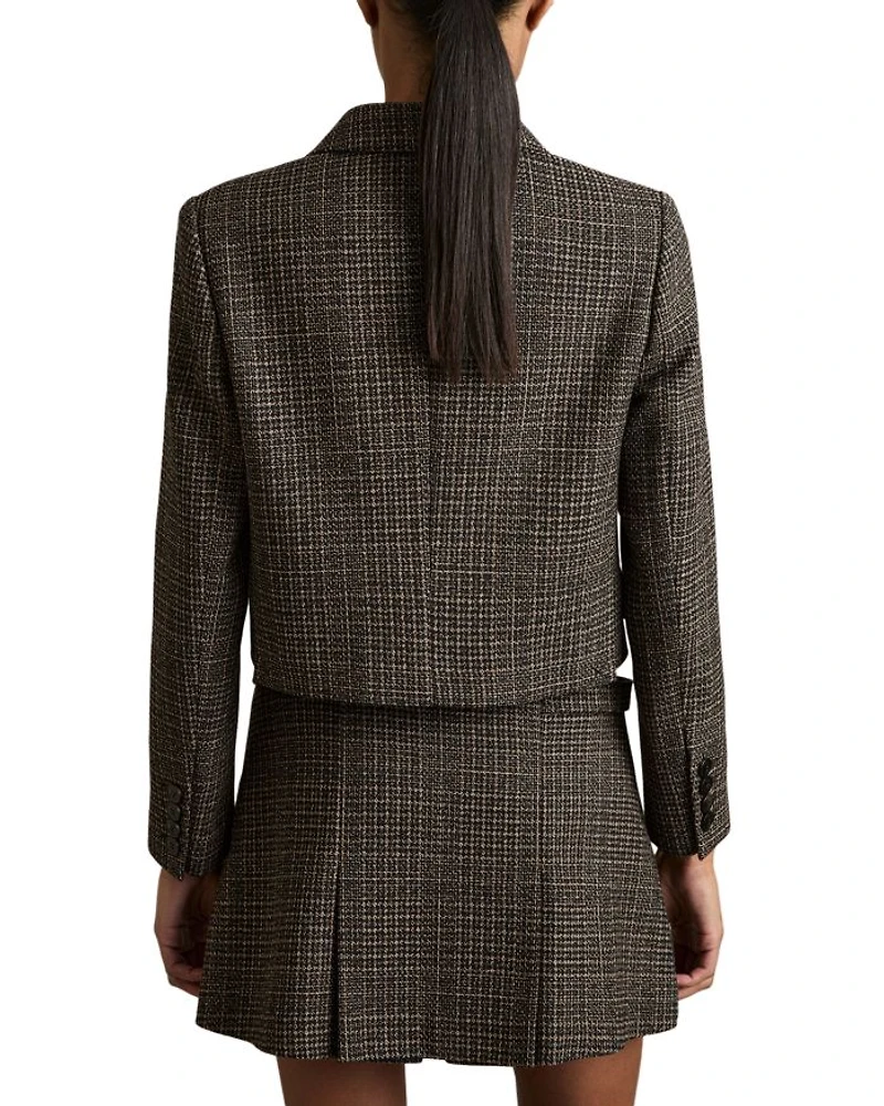 Vienna Cropped Textured Blazer