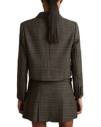 Vienna Cropped Textured Blazer