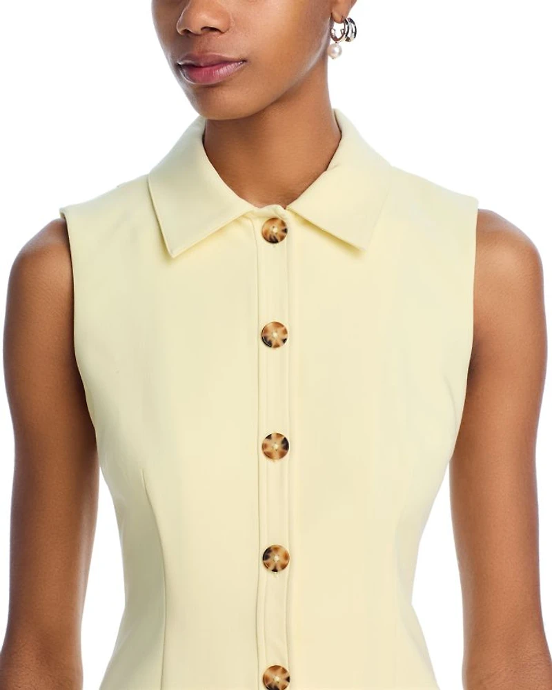 Azra Button Front Dress