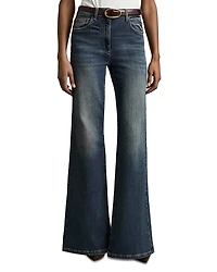 Reiss Petite Bonnie Flare Jeans
