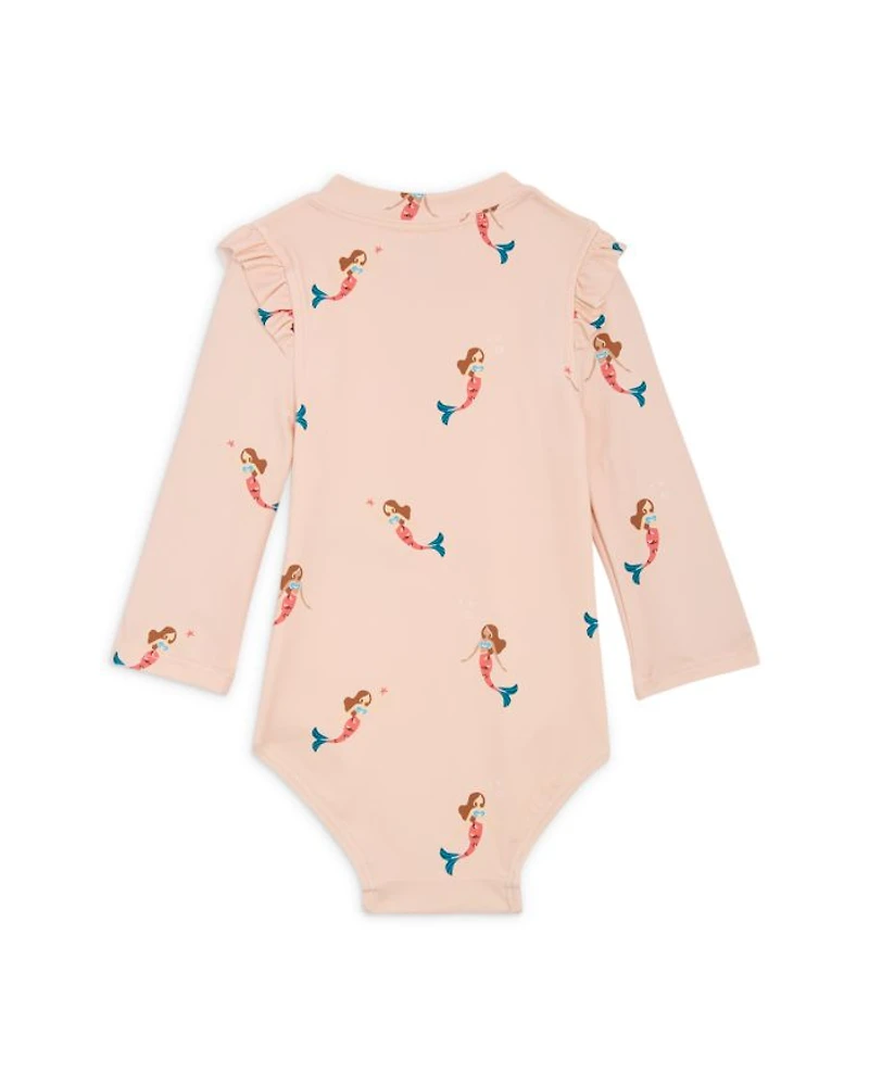 Girls' Printed Long Sleeved Swimsuit - Baby