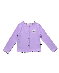 Petite Hailey Girls' Flower Cardigan - Baby, Little Kid, Big Kid