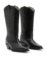 Allsaints Women's Dolly Snip Toe Western Style Boots