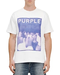 Purple Brand Regular Fit Graphic Logo Tee