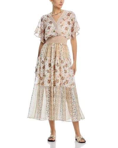 Kimono Short Sleeve Midi Dress