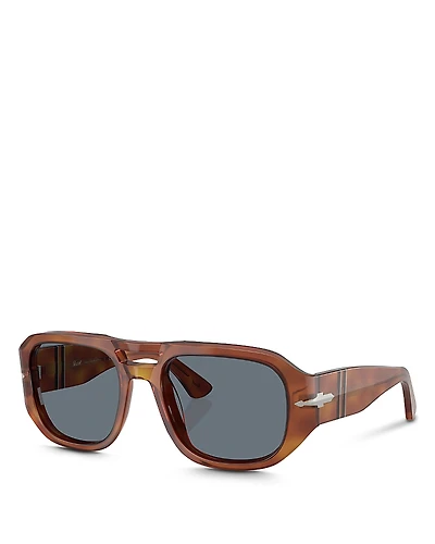 Persol Vincent Aviator Sunglasses, 56mm