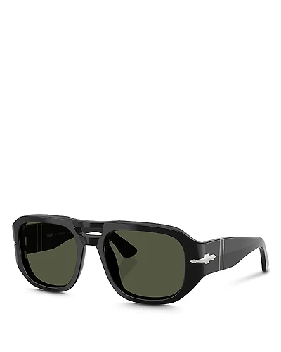 Persol Vincent Aviator Sunglasses, 56mm