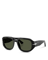 Persol Vincent Aviator Sunglasses, 56mm