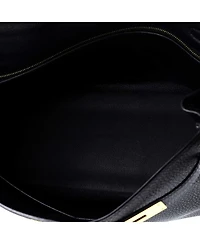Kelly Handbag Black Togo with Gold Hardware