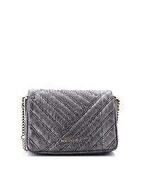 Small Serpenti Cabochon Shoulder Bag Diagonal Quilted Metallic Karung