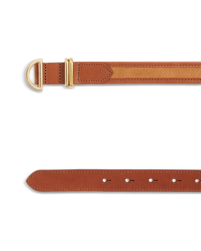 Leather Crescent Belt