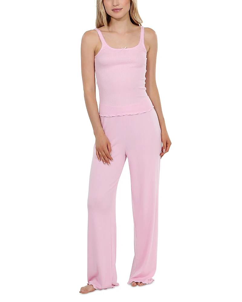 Honeydew Blissful Pointelle Tank Pajama Set