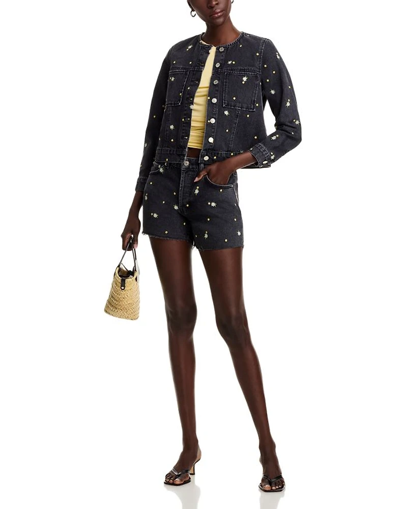 Lido Floral Denim Jacket