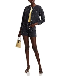 Lido Floral Denim Jacket