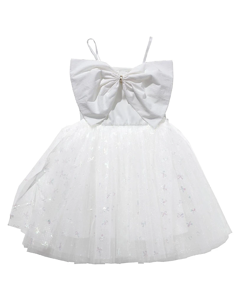 Petite Hailey Girls' Big Bow Tutu Dress - Baby, Little Kid, Kid