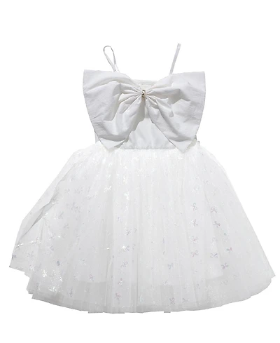Petite Hailey Girls' Big Bow Tutu Dress - Baby, Little Kid, Kid