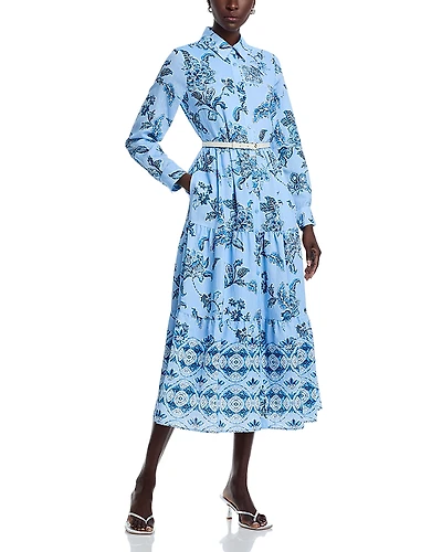 Elie Tahari The Caroline Estate Garden Printed Dress
