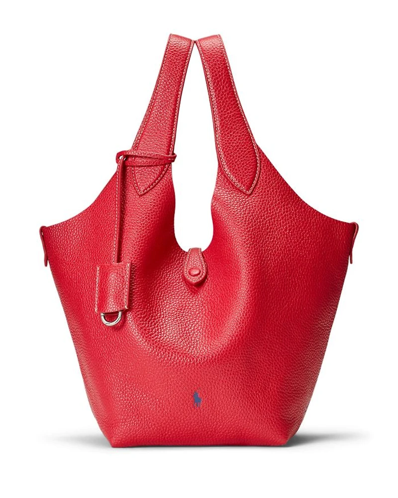 Polo Play Medium Leather Tote