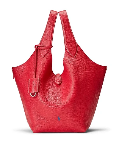 Polo Play Medium Leather Tote
