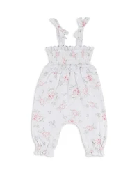 Girls' Smocked Floral Overalls - Baby