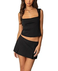 Edikted Fae Square Neck Open Back Top