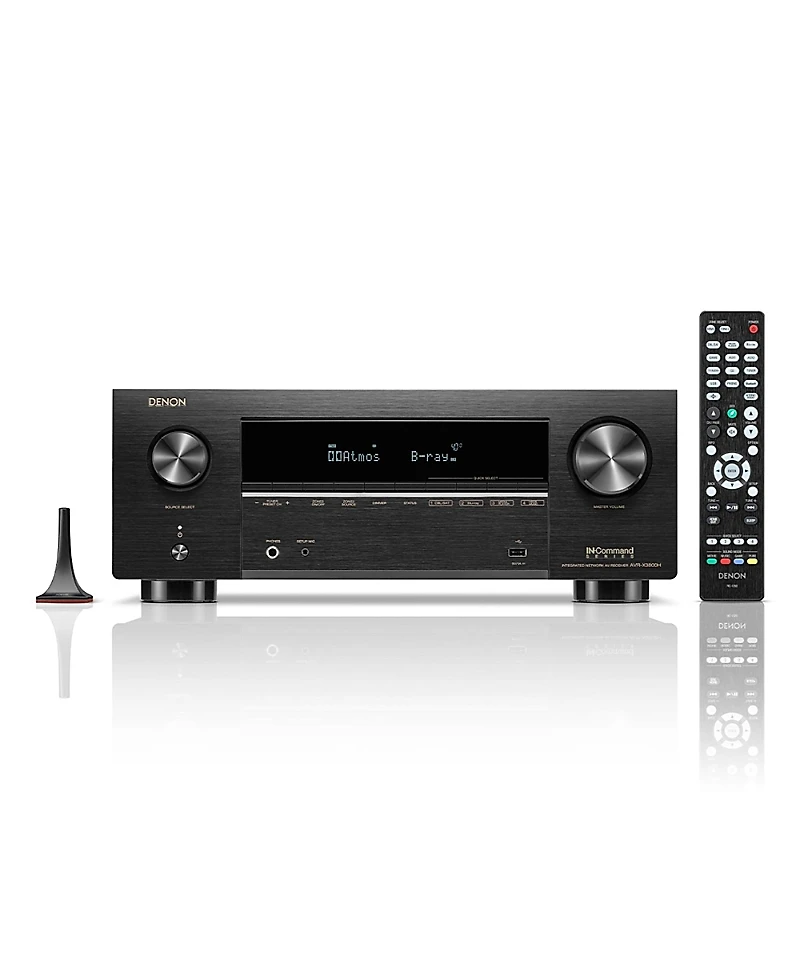 Denon Avr-X3800H 9.4 Channel 8K Home Theater Receiver Imax Enhanced with Dolby Atmos/Dts:X and Heos Built-In
