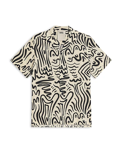 Oas Aerosol Printed Camp Shirt