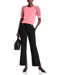 Felicity Crochet Sleeve Tee