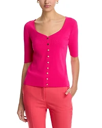 Elie Tahari Jessica Sweetheart Sweater