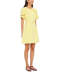Aurelie Appliqué Mini Dress