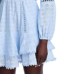 Eyelet Mini Dress - Exclusive