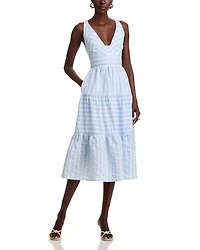 Textured Midi Dress - Exclusive