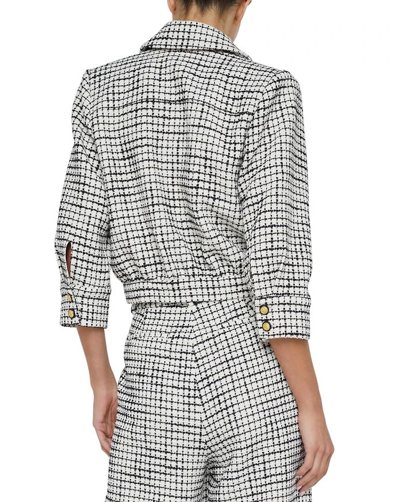 Jia Cropped Three Quarter Sleeve Jacket