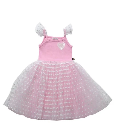 Girls' Heart Tutu Dress - Baby, Little Kid, Big Kid