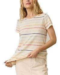 Striped Swing Crewneck Tee