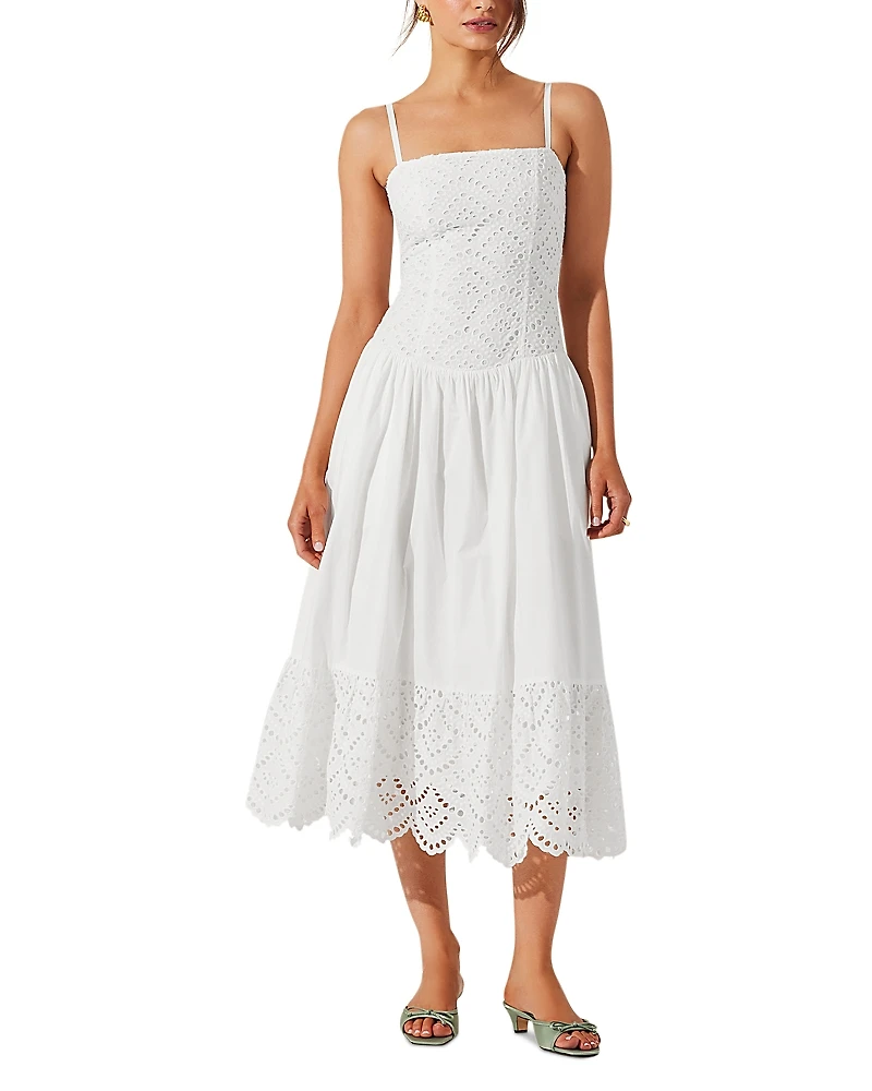 Astr the Label Nathalia Eyelet Dress