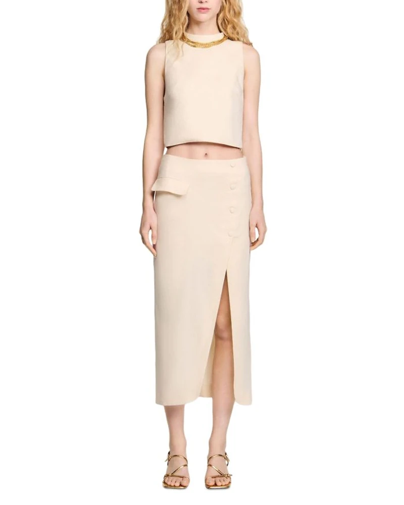 Long Slit Skirt