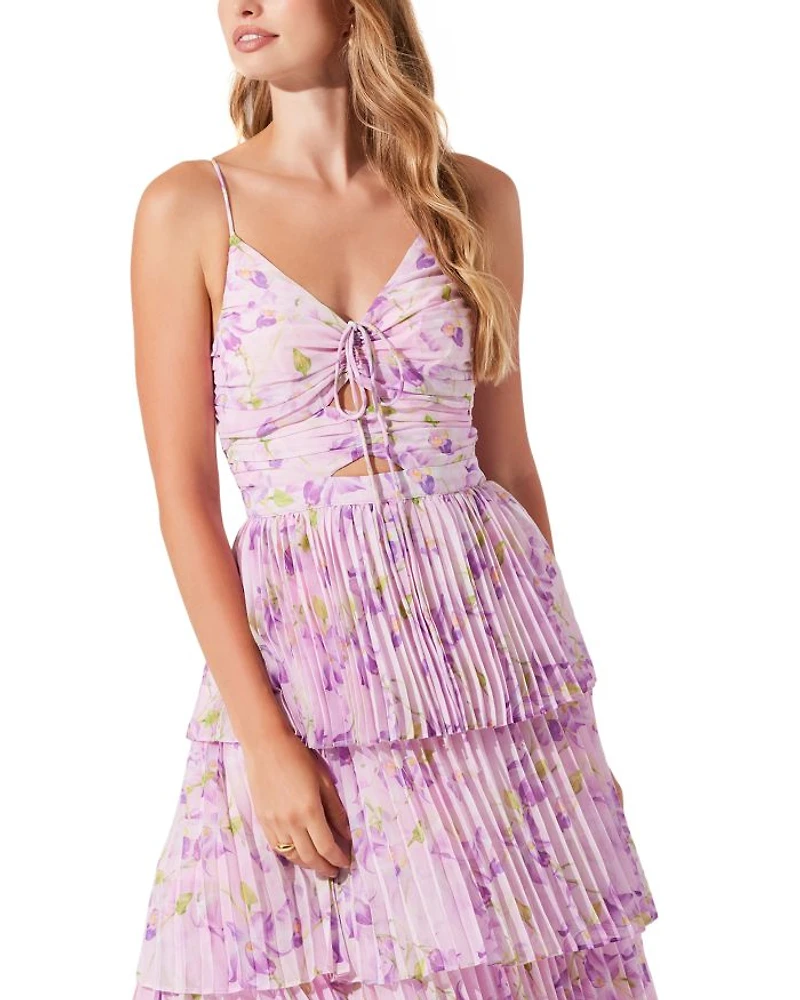 Daytona Pleated Maxi Dress