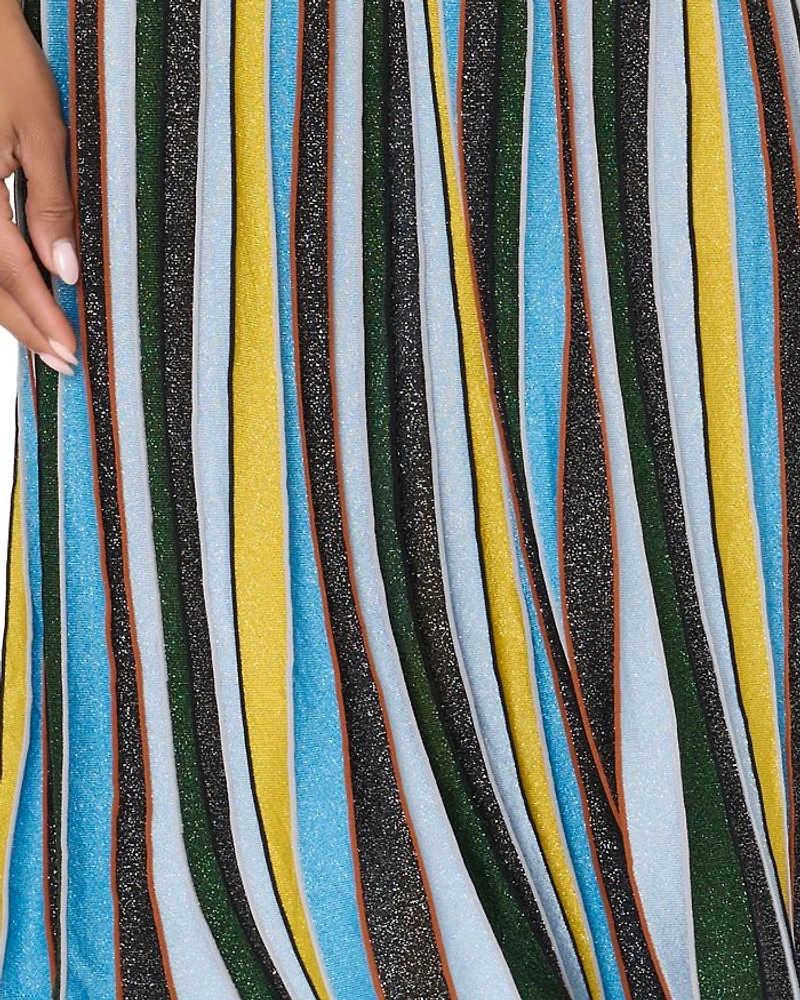 Striped Sleeveless Dress
